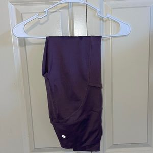 Purple leggings with pockets